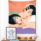 Creative Couple Intimate Home Decor Tapestry Background