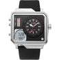 Men's watch multi-function sports watch belt watch electronic watch