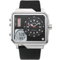 Men's watch multi-function sports watch belt watch electronic watch